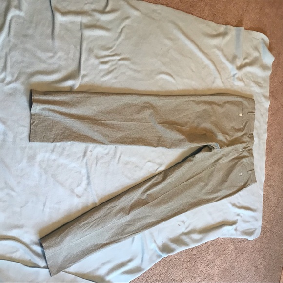 Paul Stuart Men’s Green Checked Summer Trouser Pants - Picture 8 of 12